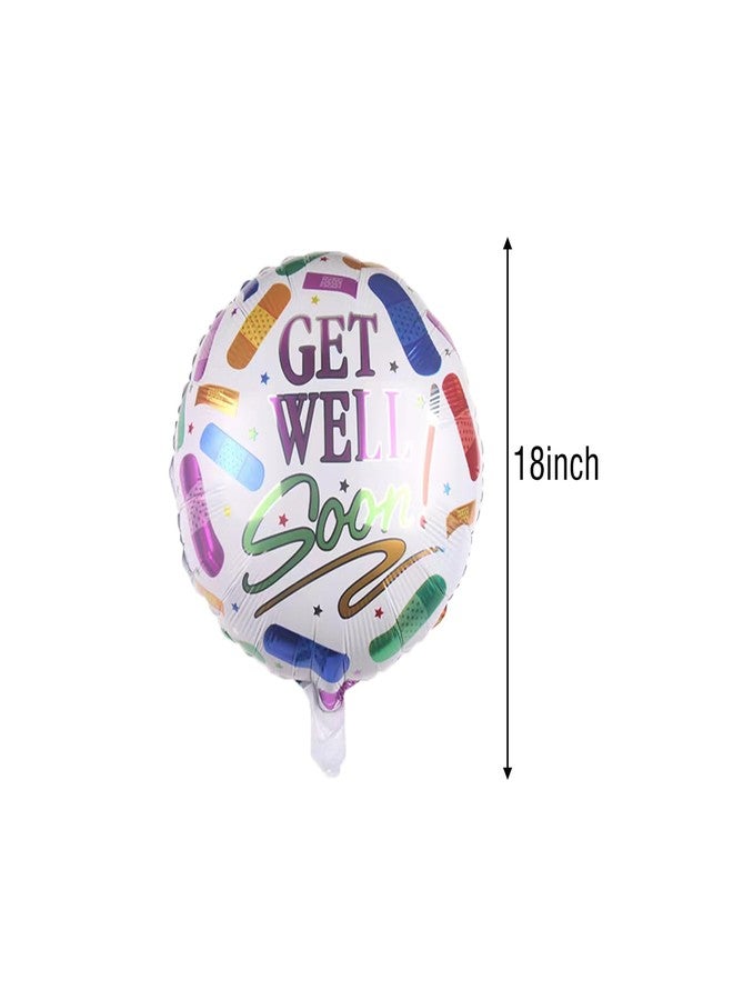ALLPICK 10PCS Get Well Soon Foil Balloons for Family Friends Party Get Well Soon Theme Party - Image 3