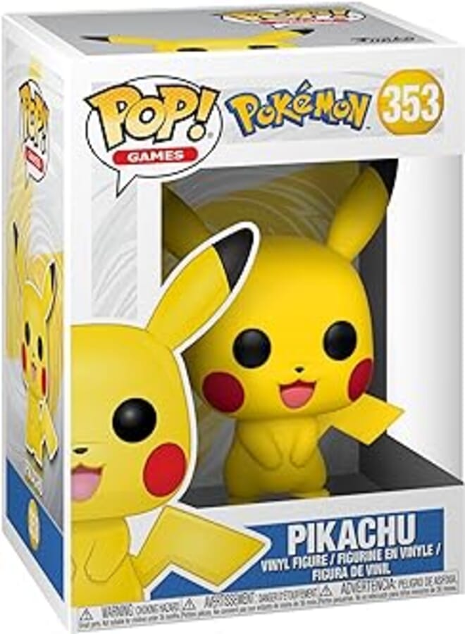 Funko Pop! Games: Pokemon - Pikachu Exclusive Vinyl Figure, Collectibles Toys 31528