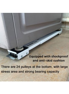 ZSIGNS ZSIGNS Heavy Duty Furniture Lifter Mover Tool Set Furniture Moving Roller Wheel Set for Washing Machines FridgeSofa Wardrobes Adjustable Height Furniture Lifter Tool 2  - Image 2