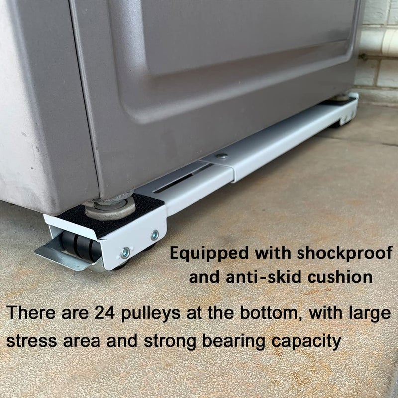 ZSIGNS Heavy Duty Furniture Lifter Mover Tool Set Furniture Moving Roller Wheel Set for Washing Machines FridgeSofa Wardrobes Adjustable Height Furniture Lifter Tool 2 - Image 2