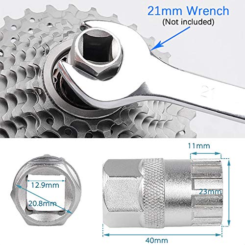 VANICE Bike Freewheel Removal Repair Lockring Tool for Shimano, Sunrace and Other 12 Spline Freewheels - Image 5