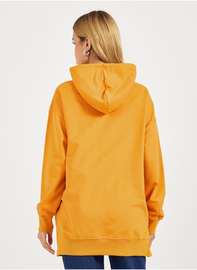 Styli - Oversized Longline Hoodie with Dropped Shoulder - Image 1
