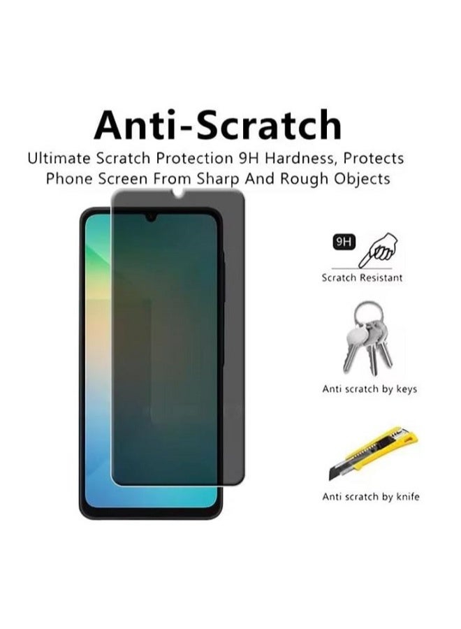 Privacy Tempered Glass Screen Protector For Samsung Galaxy A26 - Image 2