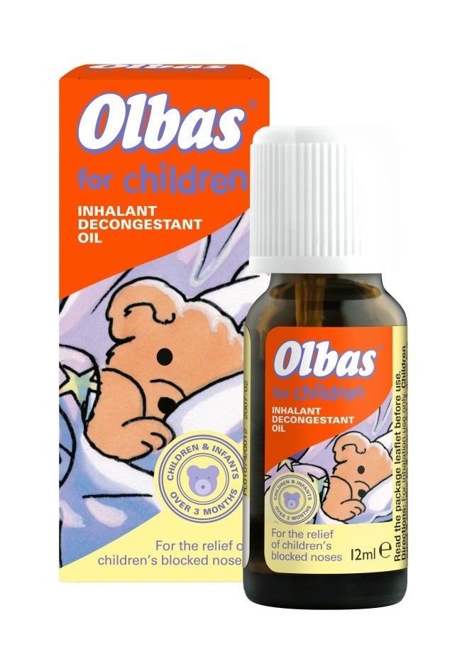 Olbas Oil Inhalant Decongestant Oil for Children 