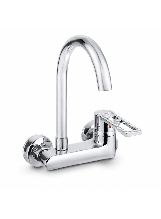 Economic 2 holes sink Mixer Tap wall mounted kitchen faucet, brass tap faucets kitchen - Image 1