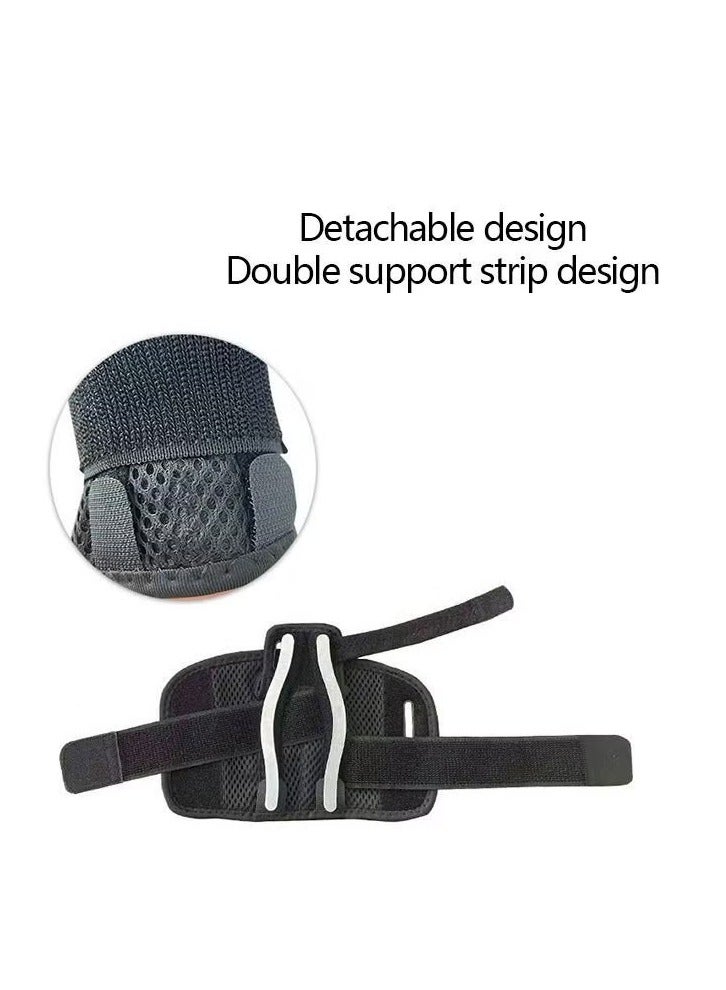 Thumb Arthritis Brace Wrist Strap, Breathable Thumb Splint Brace Right Left Hand, Joint Thumb Splint for Pain Relief Arthritis Tendonitis Sprains Strains Black - Image 2