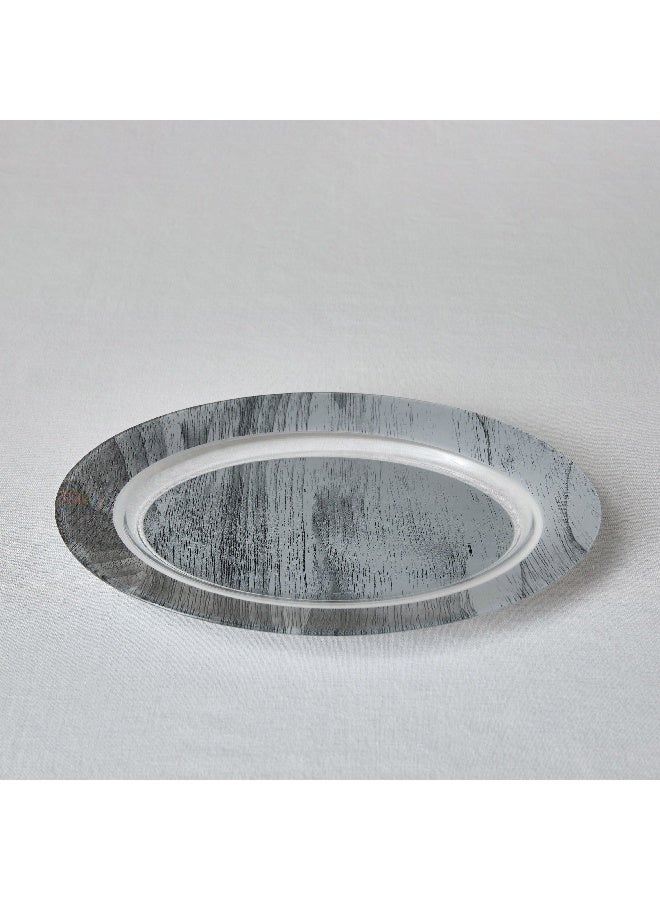 Home Box Luminarc Temp Direct Wood Print Oval Plate 35 x 2.45 x 25.7 cm - Image 3