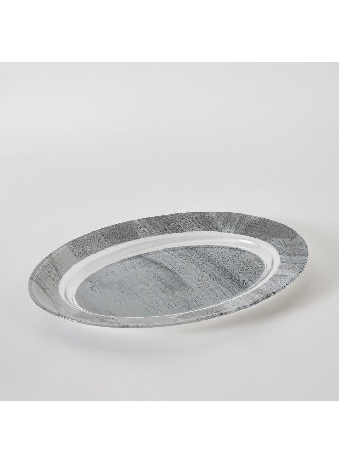 Home Box Luminarc Temp Direct Wood Print Oval Plate 35 x 2.45 x 25.7 cm - Image 2