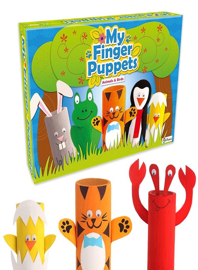 Toy Fun My Finger Puppet Rolls Art and Craft for Kids 5 Years and Above, Multicolor - Image 1