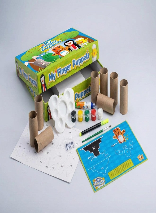 Toy Fun My Finger Puppet Rolls Art and Craft for Kids 5 Years and Above, Multicolor - Image 4
