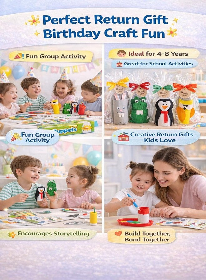 Toy Fun My Finger Puppet Rolls Art and Craft for Kids 5 Years and Above, Multicolor - Image 3