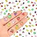 Yonseng 200pcs Mini Fruit Decor Resin Tiny Fruits for Crafts Dollhouse Miniatures Mini Resin Things for Fairy Garden Micro Landscaping Decoration Home Decor 10 TypesFruits - Image 3
