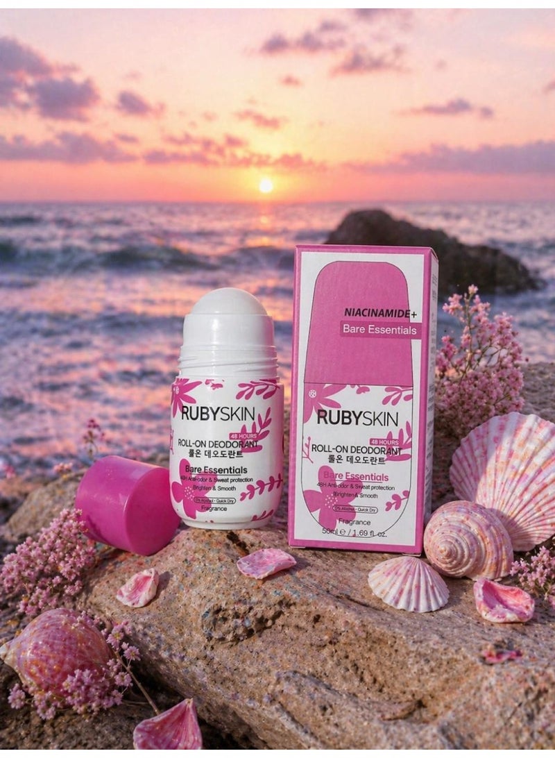 RUBYSKIN Bare Essentials Roll-On Deodorant 50 ml - Image 3