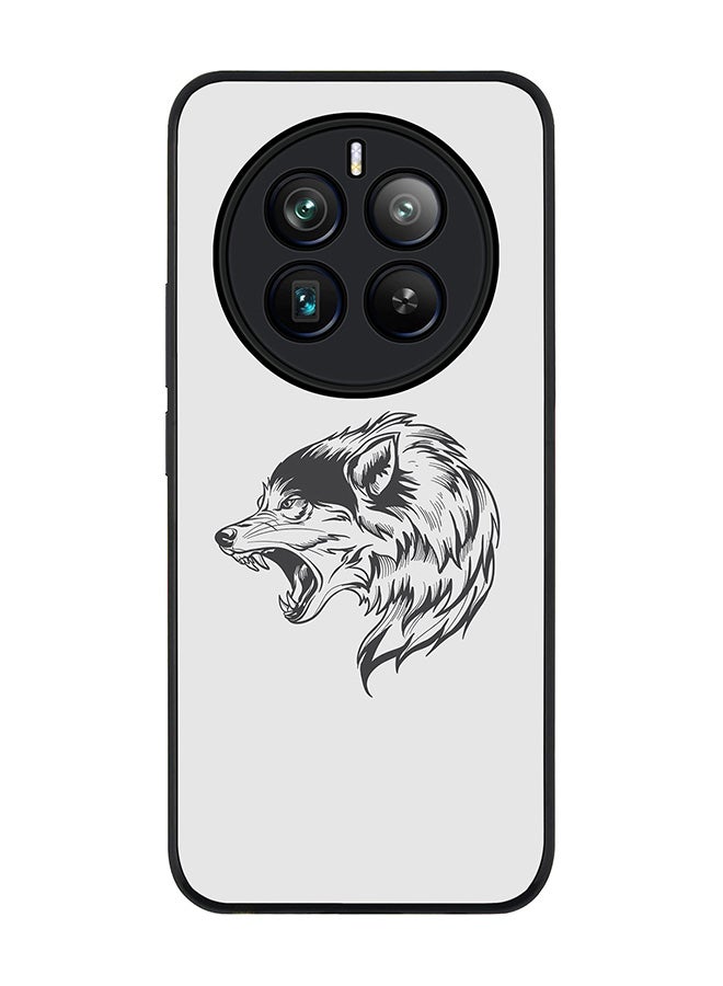 Stylizedd Rugged Black edge case for Realme 12 Pro / Realme 12 Pro Plus 5G, Slim fit Soft Case Flexible TPU Gel Thin Cover -  Bear Growl - Image 1