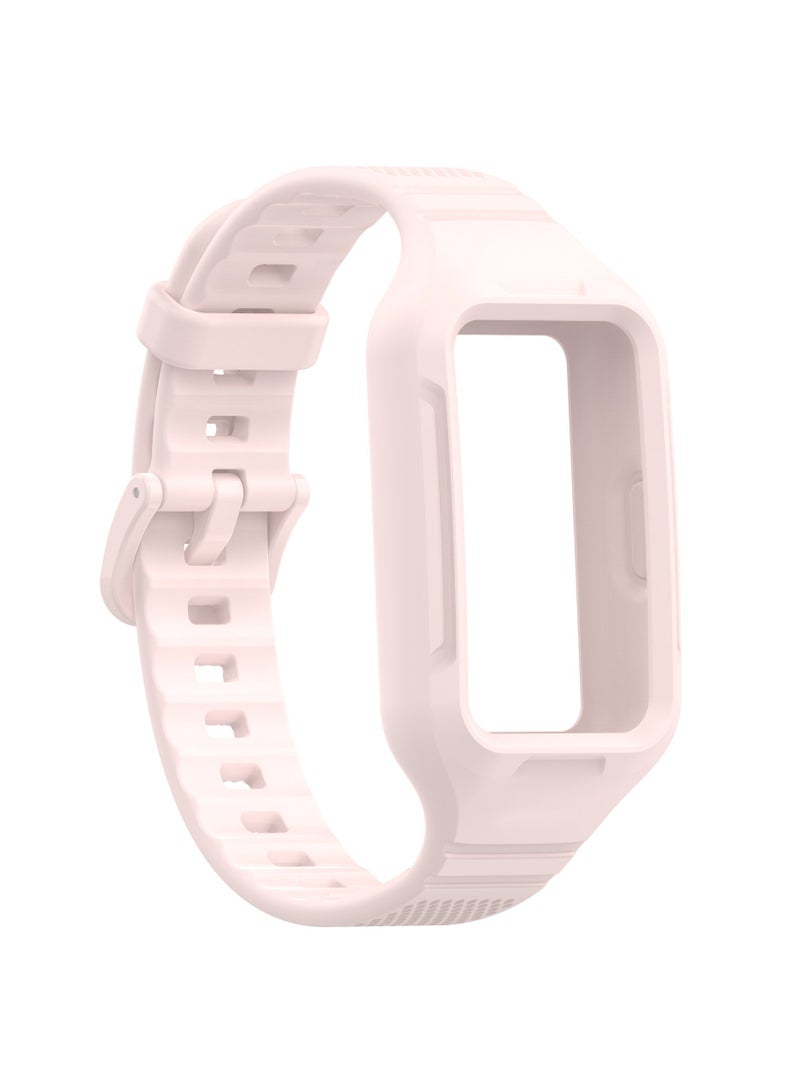 Straps Replacement for Huawei Band 10/9/8/7/6/6 Pro,Honor Band 10/9/8/7/6 Soft Tpu Band for Men,Women,Pink - Image 2