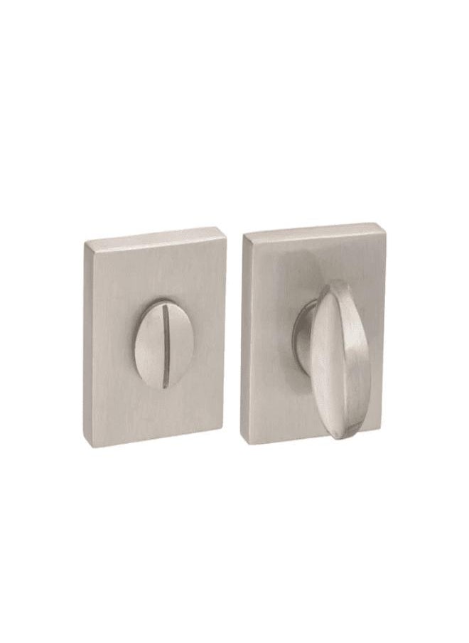 Square bathroom sign  satin  - Image 1