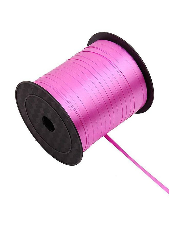 Flower District Pink Balloon and Gift Ribbon Roll for Party Decoration and Crafting Supplies - Image 1