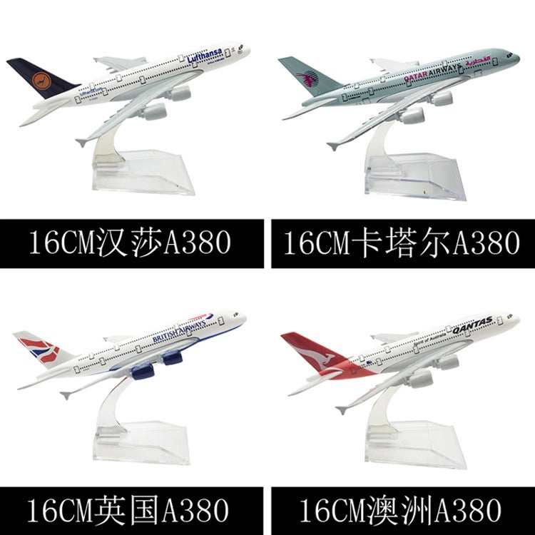 16Cm Alloy Aircraft Model Boeing 737 Boeing 747 Airbus 380 Boeing 777 Aircraft - Image 4