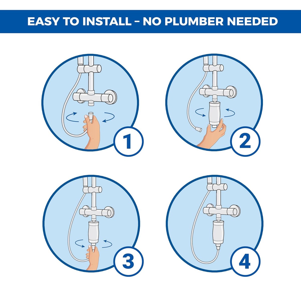Blu NXT LVL Shower Softener & Filter