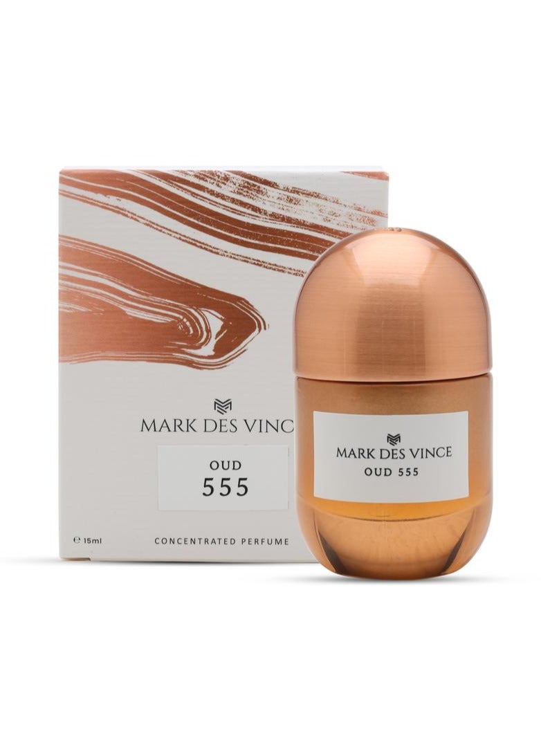 Mark Des Vince Concentrated Perfume Oud 555 15ML - Image 2