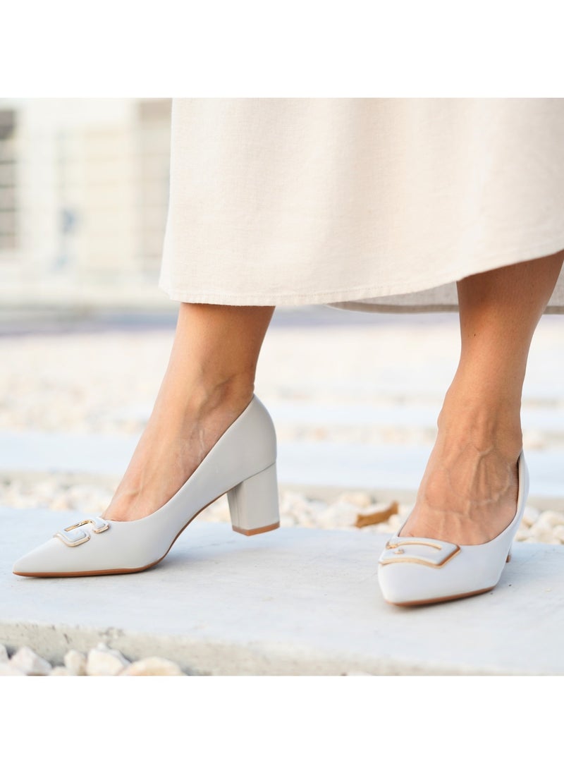 SD.Felano - Women High Heels Pumps Shoes | Closed Pointed Toe, Comfortable, Casual Slip-On Heels for Girls & Ladies | Lightweight Women's Fashion Shoes for Work, Bride Wedding Dress Platform Heels Shoes - Image 1