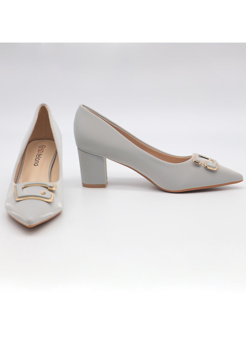 SD.Felano - Women High Heels Pumps Shoes | Closed Pointed Toe, Comfortable, Casual Slip-On Heels for Girls & Ladies | Lightweight Women's Fashion Shoes for Work, Bride Wedding Dress Platform Heels Shoes - Image 1
