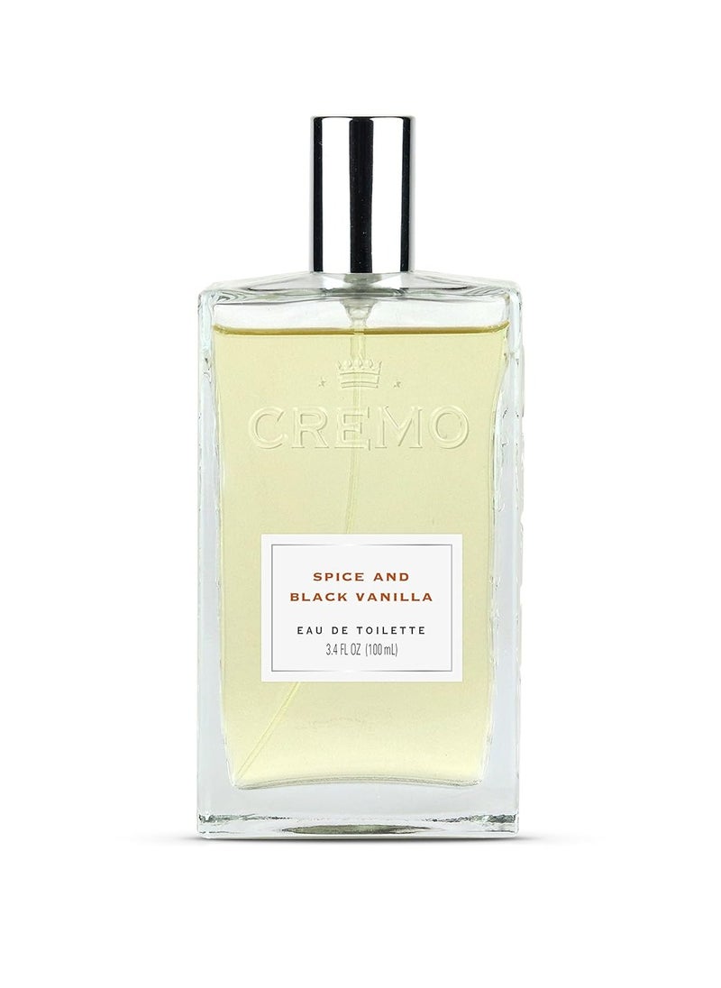 cremo - Cremo Spice & Black Vanilla Cologne Spray, An Explosion of Vibrant Spices and Black Vanilla, 3.4 Fl Oz - Image 1