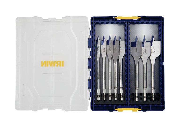 Irwin Tools IRWIN Speedbor Max Drill Bit Set, 8-Piece (IWAX128PC) - Image 1