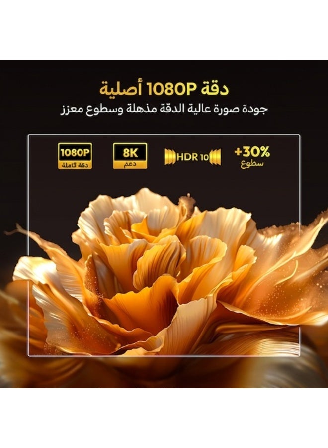 إكسجودي [جاهز لنتفليكس، سطوع 650 ANSI] مثبت الكاميرا XGODY A6Pro يدعم دقة 1080P الأصلية، ودقة 8K، ونظام أندرويد 14، وضبط تلقائي للصورة، وزاوية رؤية 135 درجة، وواي فاي 6، وبلوتوث 5.2، ونظام سينما منزلية - Image 4
