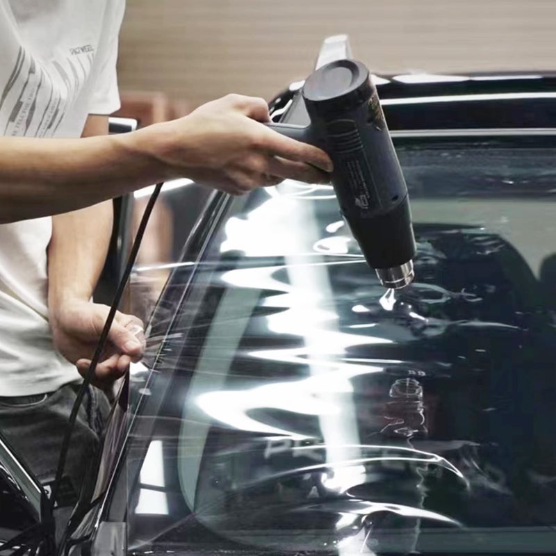 Spanno Tools Spanno Car Vinyl Wrap Tool Kit for Car Film Installation Includes Heat Gun, Felt Squeegee, Plastic Scraper and Vinyl Wrap Glovesâ€¦ - Image 2
