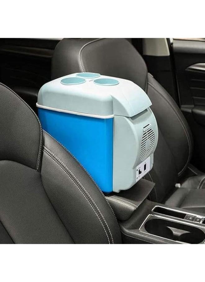 Electric Coolers For Camping, 7.5L, Low Noise Mini Fridge For Car, With Cooling And Heating Function Car Drink Cooler, Car Refrigerator Suitable For Travel Portable Fresh-Keeping Refrigerator Cold Storage And Heat Preservation Mini Freezer, Very Suitable for Family Car Office Dormitory.  - Image 2