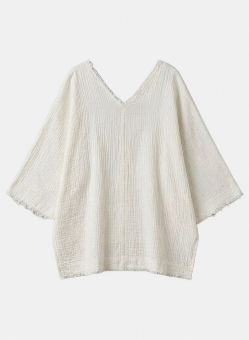 Clue Drop-Shoulder Beach Top - Image 2