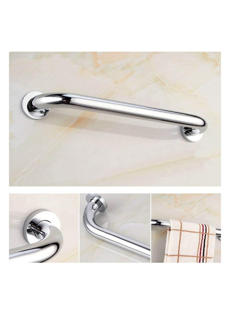 KNP KNP Stainless Steel D Bar Shower Support (19MM x 350MM ) is a durable and stylish support bar, designed to provide extra stability and reinforcement for shower glass panels.  - Image 2