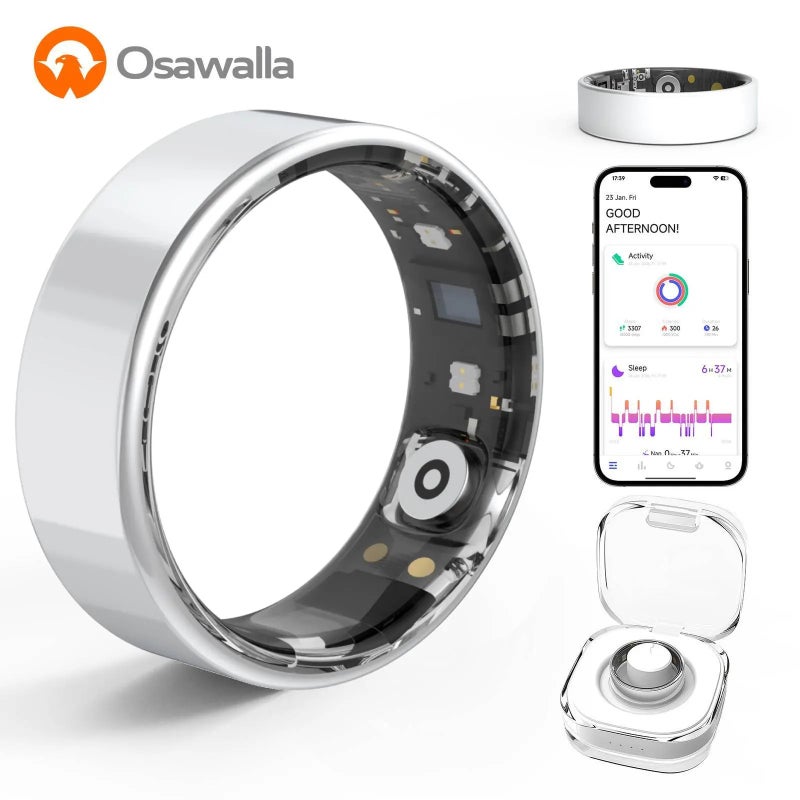 2026 New Smart Ring, No Subscription Fees, Health Tracker for Outdoor Sports, Waterproof Fitness Ring, Gift for Women, Men &  Couples - Image 1