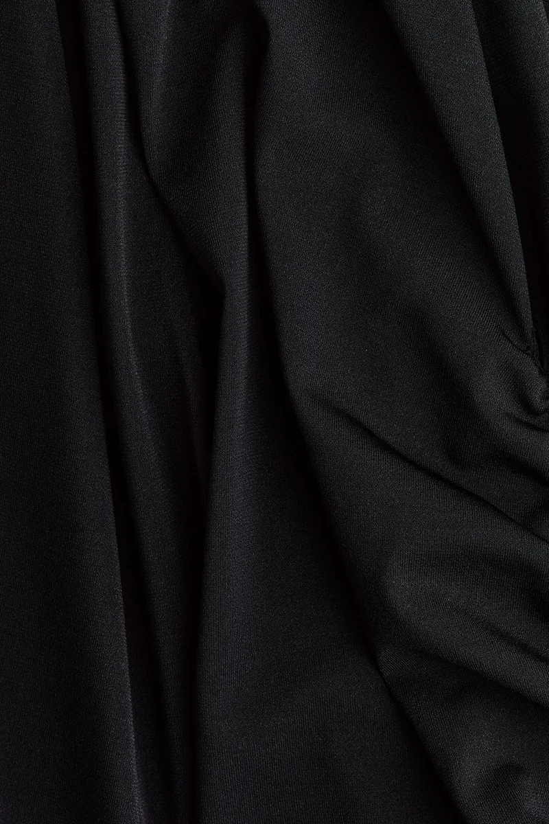 H&M Draped asymmetric dress