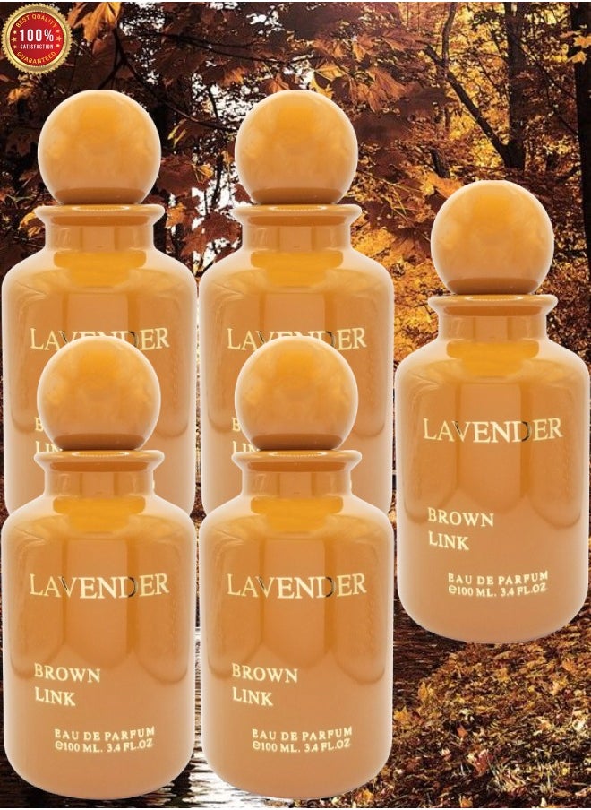 لافندر 5 قطع عطر براون لينك لافندر 100 مل  - Image 1