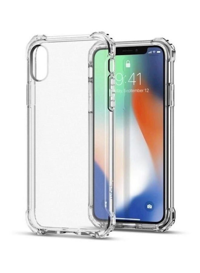 vesus Protective Case Cover For Apple iPhone X With Screen Protector Clear