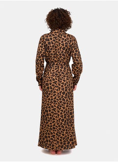 Clue Leopard Print Maxi Dress  - Image 3