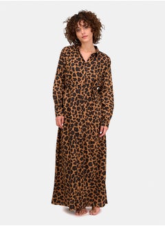 Clue Leopard Print Maxi Dress  - Image 5