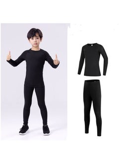 KUYING Children's High Elasticity Tight Fitting Clothing Sports Fitness Set Quick Drying Training Suit 