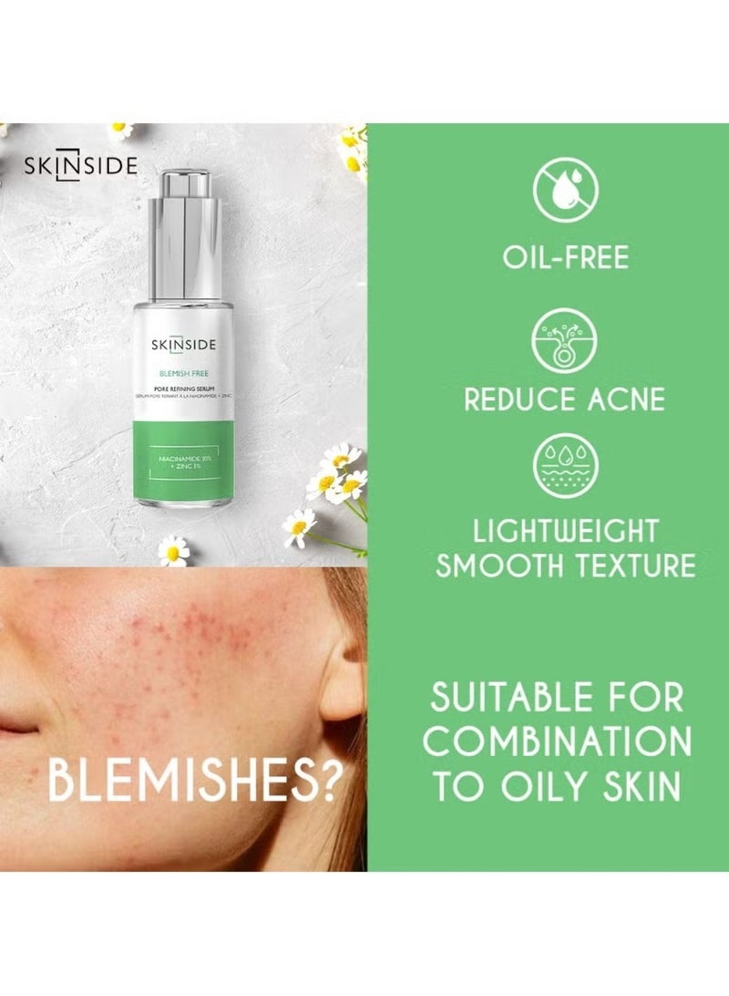 Skinside Niacinamide Flawless Skin Serum, 10% Niacinamide + Zinc 1%, Pore Refining - Image 3
