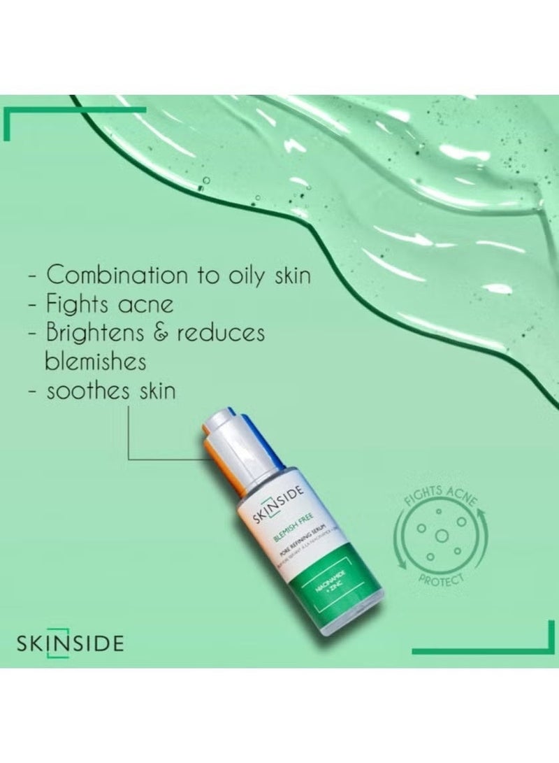 Skinside Niacinamide Flawless Skin Serum, 10% Niacinamide + Zinc 1%, Pore Refining - Image 2