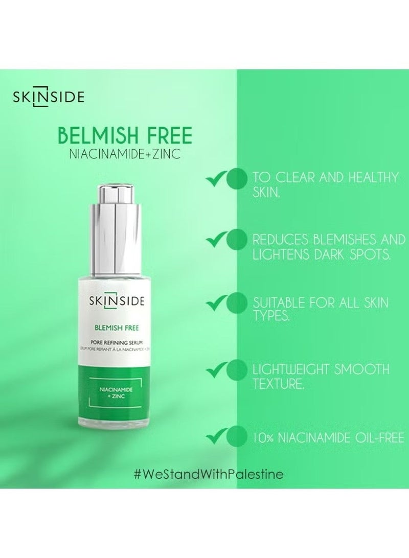 Skinside Niacinamide Flawless Skin Serum, 10% Niacinamide + Zinc 1%, Pore Refining - Image 1