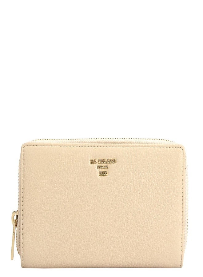 Da Milano Premium Leather Wallet for Women | Multi Compartment Travel Wallet - White (10018OL) - Image 1