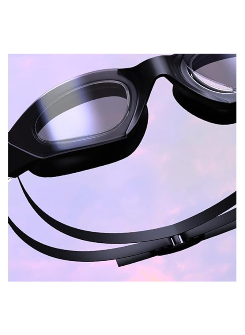 Generic - Anti-Fog Swimming Goggles for Adults, UV Resistant and Waterproof, Adjustable Swim Goggles with Wide Clear Vision for Men and Women, Perfect for Pool and Open Water Use. - Image 1