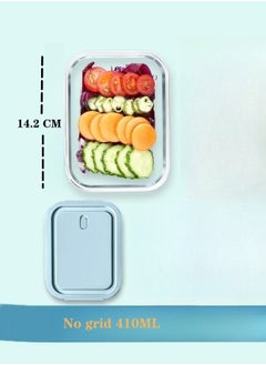 XiuWoo 3 Piece Microwave Heating High Lunch Box Glass Bowls 1090ml/700ml/410ml with Insulation Bag Borosilicate Glass Clear ‎23 x 15 x 5 cm  - Image 4