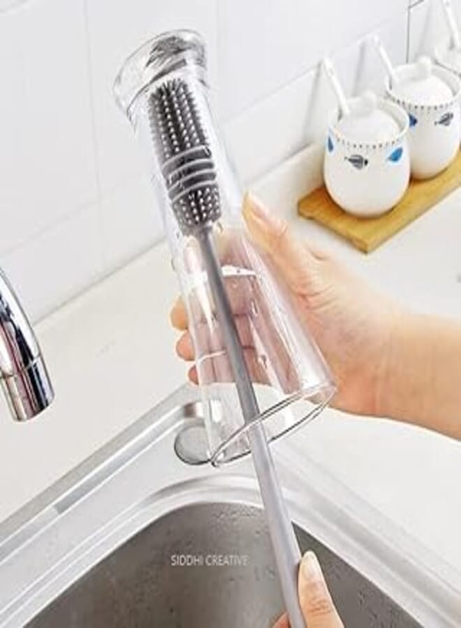 Multifunctional Silicone Milk Juice Water Bottle Cleaner Bottle Cleaner Cleaner Bottle Brush Narrow Mouth Bottle Cleaner Cleaner Tool for Water Bottle Cleaner Cleaner Tool NOW in Pegui Bell