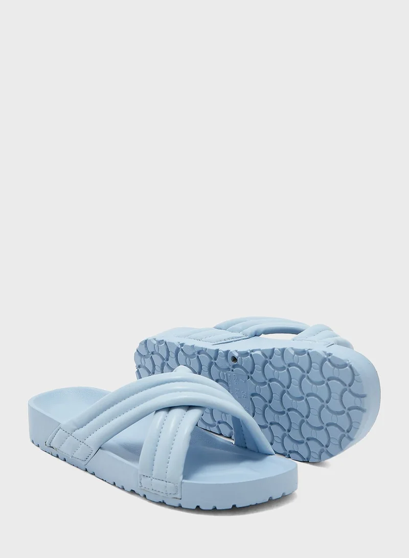 Ginger Crossover Strap Slides