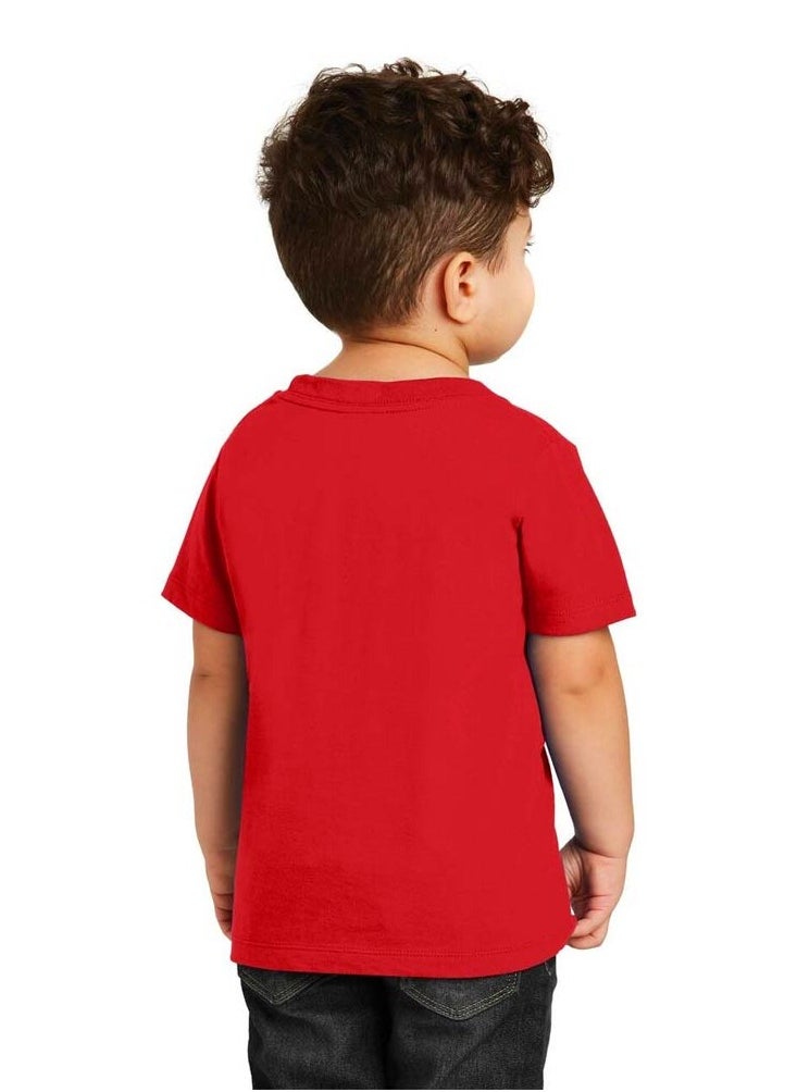 PRINTSHOP4ME - Love Dubai Kids Boys T-Shirt - Round Neck with Short Sleeve Tshirt - Boys Cotton T-Shirt - I Love Dubai-Printed T-Shirt - Perfect for Dubai Souvenir - Image 1