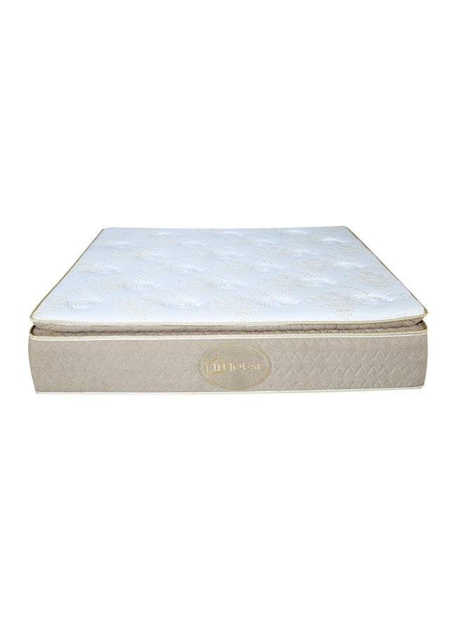 إن - هاوس جولدن هاوس | مرتبة سرير متعددة الطبقات 21 طبقة ارتفاع 40 سم قياس كينج - 180x200 سم - ذهبي وبيج - Image 4